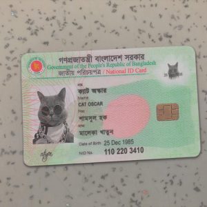 Bangladesh Identity Card Template